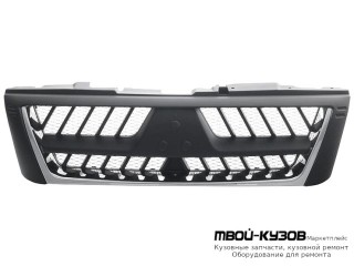 РЕШЕТКА РАДИАТОРА ХРОМ-ЧЁРНЫЙ (ТАЙВАНЬ) для Mitsubishi PAJERO / MONTERO (2000-2002) (2003-)