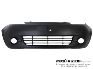 БАМПЕР ПЕРЕДНИЙ С ОТВЕРСТИЯМИ ПОД ПРОТИВОТУМАННЫЕ ФАРЫ (КИТАЙ) для Chevrolet SPARK (2005-)