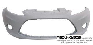 БАМПЕР ПЕРЕДНИЙ С ОТВЕРСТИЯМИ ПОД ПРОТИВОТУМАННЫЕ ФАРЫ ГРУНТ для Ford FIESTA (2008-)