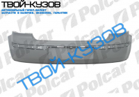 POLO (HB) 01-09  БАМПЕР ЗАДНИЙ
