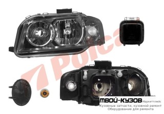 ФАРА ПРАВАЯ ЭЛЕКТРИКА С МОТОРОМ для A3 03-08