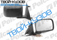 GOLF2/JETTA2 0887-92 ЗЕРКАЛО ПРАВОЕ МЕХАНИКА С ТРОСИКОМ