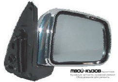ЗЕРКАЛО ПРАВАЯ СТОРОНА ЭЛЕКТР БЕЗ ПОДОГРЕВОМ (CONVEX) ХРОМ (ТАЙВАНЬ) для Honda CRV (1996-2002)