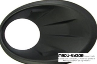 РЕШЕТКА БАМПЕРА ПЕРЕДНИЙ ЛЕВАЯ СТОРОНА С ОТВЕРСТИЯМИ ПОД ПРОТИВОТУМАННЫЕ ФАРЫ (DEPO) для Nissan QASHQAI (2007-)