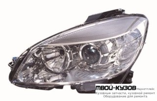 ФАРА ЛЕВАЯ СТОРОНА С КОРРЕКТОР (DEPO) для Mercedes W204 (2007-)