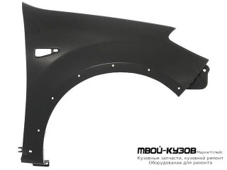 КРЫЛО ПЕРЕДНИЙ ПРАВАЯ СТОРОНА С ОТВ ПОД ПОВТОРИТЕЛЬ , П/РАСШИРИТ (ТАЙВАНЬ) для Renault SANDERO (2008-)