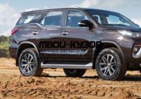 R.5720.005 - ЗАЩИТА ШТАТНЫХ ПОРОГОВ d42 (RIVAL) Toyota Fortuner (2017-)