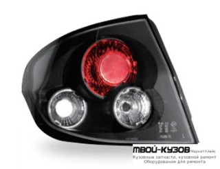 ФОНАРЬ ЗАДНИЙ ВНЕШНИЙ ЛЕВАЯ + ПРАВАЯ (КОМПЛЕКТ) ТЮНИНГ КРАСНЫЙ - БЕЛ (JUNYAN) ВНУТРИ ЧЁРНЫЙ для Hyundai GETZ (2003-2005)