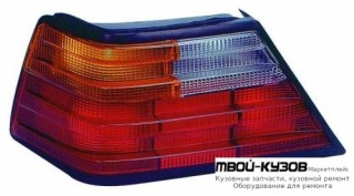 ФОНАРЬ ЗАДНИЙ ВНЕШНИЙ ЛЕВАЯ СТОРОНА (DEPO) ЖЕЛТ для Mercedes W124 (01.1985 - 08.1989) (09.1989 - 06.1993) E124 (07.1993 - 06.1995)