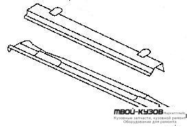 БАЛКА СУППОРТА РАДИАТ НИЖН (ТАЙВАНЬ) для Subaru FORESTER (1999-2008)