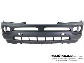 БАМПЕР ПЕРЕДНИЙ С ОТВ ПОД ДАТЧИКИ , П/ОМЫВАТЕЛЬ ФАР , ГРУНТ (ТАЙВАНЬ) для BMW E53 X5 (1999-2004.2004 - 2006)