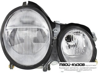 ФАРА ПРАВАЯ СТОРОНА (КСЕНОН) С КОРРЕКТОР (DEPO) для Mercedes W210 (08.1995 - 08.1999) (09.1999 - 06.2002)