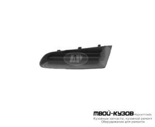 РЕШЕТКА РАДИАТОРА ЛЕВАЯ СТОРОНА ЧЁРНЫЙ (ТАЙВАНЬ) для Renault CLIO (2006-)