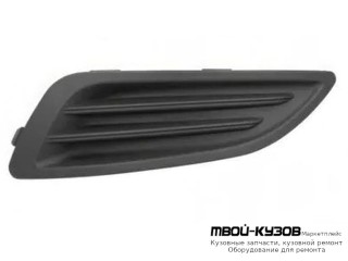 РЕШЕТКА БАМПЕРА ПЕРЕДНИЙ ЛЕВАЯ СТОРОНА БЕЗ ОТВЕРСТИЙ ПОД ПРОТИВОТУМАННЫЕ ФАРЫ (КИТАЙ) для Ford FIESTA (2008-)