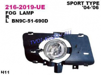 ФАРА ПРОТИВОТУМАННАЯ ПРАВАЯ Sport 1.6