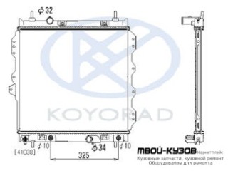 РАДИАТОР ОХЛАЖДЕНИЯ AT MT (KOYO) для Chrysler PT CRUISER (2001-)