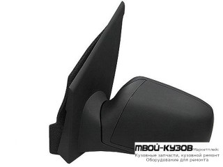 ЗЕРКАЛО ЛЕВАЯ СТОРОНА МЕХАН С ТРОСИК (CONVEX) ГРУНТ (ТАЙВАНЬ) для Ford FIESTA (2006-2007)