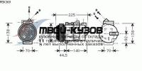 MSK369 - КОМПРЕССОР КОНДИЦИОНЕРА (AVA) Mercedes Sprinter 901-905 (1998-)