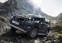 R.5721.001 - ЗАЩИТА ПЕРЕДНЕГО БАМПЕРА d76+d57 (RIVAL) Toyota Land Cruiser Prado 150 (2017-)