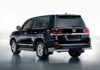 R.5717.008 - ЗАЩИТА ЗАДНЕГО БАМПЕРА d76+d42 уголки (RIVAL) Toyota Land Cruiser 200 рестайлинг 2 (2015-)