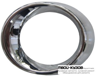 МОЛДИНГ РЕШЕТКИ БАМПЕРА ЛЕВАЯ СТОРОНА ХРОМ (ТАЙВАНЬ) для Mercedes X204 GLK-CLASS (2008-)