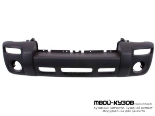 БАМПЕР ПЕРЕДНИЙ ТЕМНО-СЕРЫЙ (ТАЙВАНЬ) для Jeep CHEROKEE / LIBERTY (2002-)