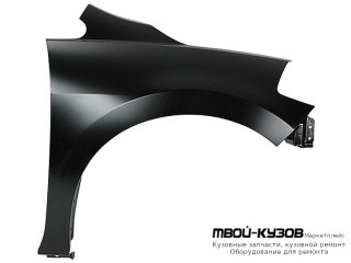 КРЫЛО ПЕРЕДНИЙ ПРАВАЯ СТОРОНА БЕЗ ОТВ ПОД ПОВТОРИТЕЛЬ (ТАЙВАНЬ) для Nissan TIIDA (2007-)