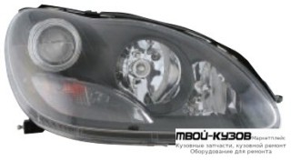 ФАРА ЛЕВАЯ + ПРАВАЯ (КОМПЛЕКТ) ТЮНИНГ ЛИНЗОВАННАЯ (DEVIL EYES) С 2 СВЕТЯЩИЙСЯ ОБОДК БЕЗ КОРРЕКТОР (EAGLE EYES) ВНУТРИ ЧЁРНЫЙ для Mercedes W220 (10.1998-)