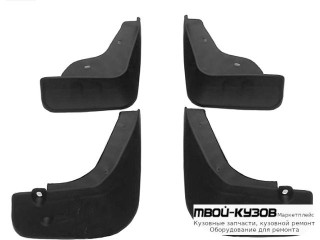 БРЫЗГОВИК ПЕРЕДНИЙ КРЫЛА ЛЕВАЯ + ПРАВАЯ (КОМПЛЕКТ) + ЗАДНИЙ (4 ШТ) (КИТАЙ) для Peugeot 508 (2012-)