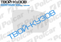 COROLLA 99-00 СТЕКЛО ЗЕРКАЛА L АСФЕРИЧЕСКОЕ