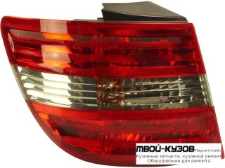 ФОНАРЬ ЗАДНИЙ ВНЕШНИЙ ЛЕВАЯ СТОРОНА ТОНИР (DEPO) КРАСНЫЙ-XРОМ для Mercedes W245 B-CLASS (2005-)