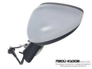 ЗЕРКАЛО ЛЕВАЯ СТОРОНА ЭЛЕКТР С ПОДОГРЕВОМ АВТОСКЛАДЫВ УКАЗАТЕЛЬ ПОВОРОТА 8 КОНТ (CONVEX) ГРУНТ (ТАЙВАНЬ) для Citroen C4 (2010-) PICASSO (2010-), Citroen DS4 (2011-)