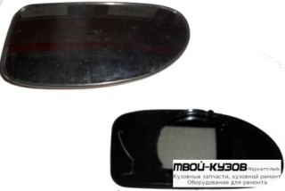 СТЕКЛО ЗЕРКАЛА ЛЕВАЯ СТОРОНА МЕХАН (CONVEX) (ТАЙВАНЬ) для Ford FOCUS (11.1998 - 10.2001) (11.2001-)