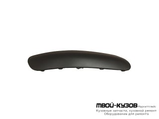 МОЛДИНГ БАМПЕРА ПЕРЕДНИЙ ЛЕВАЯ СТОРОНА ЧЁРНЫЙ (ИТАЛИЯ) для Citroen C3 (05.2002 - 10.2005) (11.2005-)