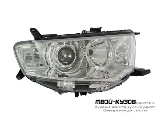 ФАРА ПРАВАЯ СТОРОНА ЛИНЗОВАННАЯ +/- ПОД КОРРЕКТОР (DEPO) для Mitsubishi L200 (2005-), Mitsubishi PAJERO SPORT (2009-)