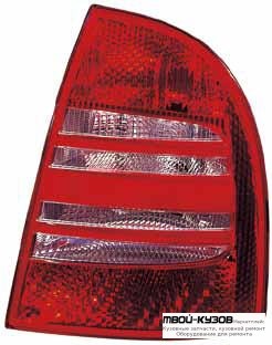 ФОНАРЬ ЗАДНИЙ ВНЕШНИЙ ПРАВАЯ СТОРОНА (DEPO) для Skoda SUPERB (2002-2007)