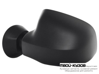 ЗЕРКАЛО ЛЕВАЯ СТОРОНА МЕХАН БОЛЬШ (CONVEX) ЧЁРНЫЙ (ТАЙВАНЬ) для Renault DUSTER (2010-), Renault LOGAN (2005-2014), Renault SANDERO (2008-), Автоваз LADA LARGUS (2012-)