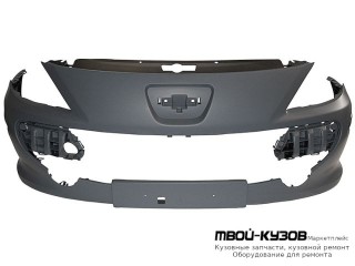 БАМПЕР ПЕРЕДНИЙ (КИТАЙ) для Peugeot 307 (2005-)
