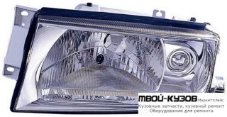 ФАРА ЛЕВАЯ СТОРОНА С ПРОТИВОТУМ С КОРРЕКТОР (DEPO) для Skoda OCTAVIA (04.1997 - 07.2000 08.2000-)