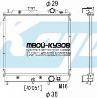 PA030205 - РАДИАТОР ОХЛАЖДЕНИЯ (KOYORAD) Mitsubishi Lancer C12A (1988-1991)