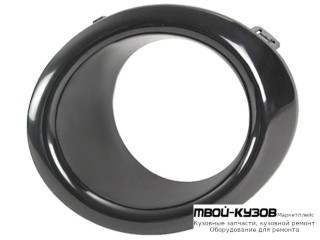 РЕШЕТКА БАМПЕРА ПЕРЕДНИЙ ЛЕВАЯ СТОРОНА П/ПРОТИВОТУМ ЧЁРНЫЙ (ТАЙВАНЬ) для Nissan NOTE (01.2006-) E11E