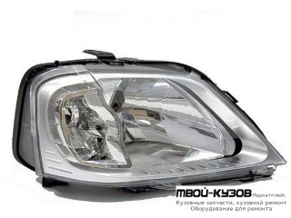 ФАРА ПРАВАЯ СТОРОНА (ориг.) ВНУТРИ ПОЛНОСТЬЮ ХРОМ для Renault LOGAN (2005-2014)