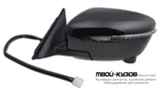 ЗЕРКАЛО ЛЕВАЯ СТОРОНА ЭЛЕКТР С ПОДОГРЕВОМ , УКАЗАТЕЛЬ ПОВОРОТА , АВТОСКЛАДЫВ , КАМЕРОЙ (CONVEX) (ТАЙВАНЬ) для Nissan X-TRAIL (2015-)