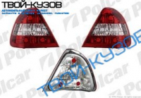 W202C 92- ФОНАРИ ЗАДНИЕ КРАСНО-БЕЛЫЕ ТЮНИНГ КОМПЛЕКТ