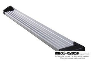 ПОРОГ-ПОДНОЖКА ЛЕВАЯ + ПРАВАЯ (КОМПЛЕКТ) АЛЮМИН для Nissan QASHQAI (2007-)