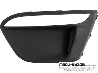 РЕШЕТКА БАМПЕРА ПЕРЕДНИЙ ЛЕВАЯ СТОРОНА С ОТВ П/ DRL( ХОД. ОГНИ) (ХЭТЧБЭК) (КИТАЙ) для KIA RIO (2017-)