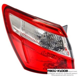 ФОНАРЬ ЗАДНИЙ ВНЕШНИЙ ЛЕВАЯ СТОРОНА С ДИОД (DEPO) для Nissan QASHQAI (2007-)