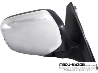 ЗЕРКАЛО ПРАВАЯ СТОРОНА ЭЛЕКТР С ПОДОГРЕВОМ (CONVEX) КРЫШК ХРОМ (ТАЙВАНЬ) для Mitsubishi L200 (2005-), Mitsubishi PAJERO SPORT (2009-)