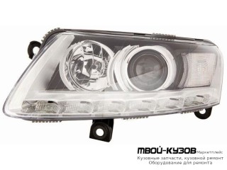 ФАРА ПРАВАЯ СТОРОНА (КСЕНОН) С ДИОД ПОД КОРРЕКТОР (DEPO) для Audi A6 (2008-2010)