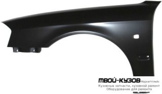 КРЫЛО ПЕРЕДНИЙ ЛЕВАЯ СТОРОНА С ОТВ ПОД ПОВТОРИТЕЛЬ БЕЗ ОТВ ПОД МОЛДИНГ МЕТАЛ (ТАЙВАНЬ) для KIA MAGENTIS (2001-)